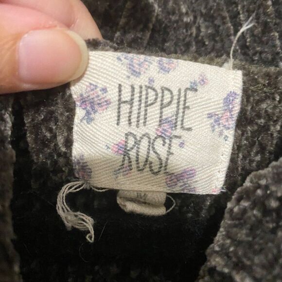 Hippie Rose Olive turtleneck sweater - Picture 2 of 4
